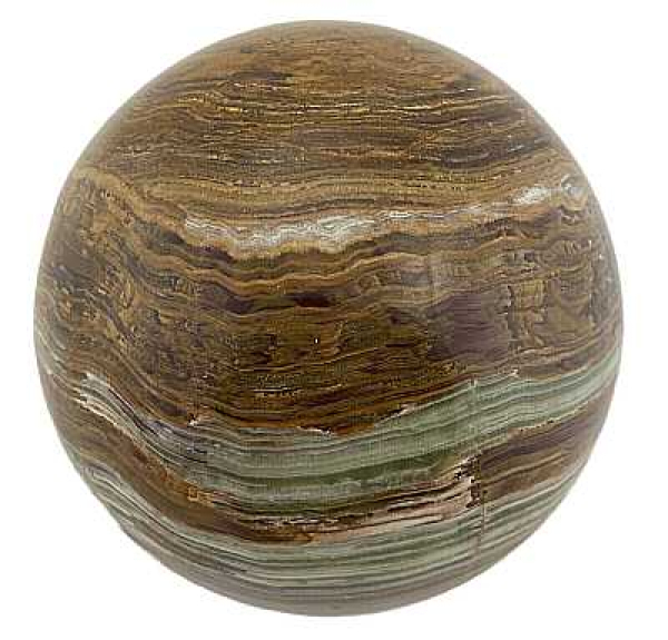 Große Steinkugel Onyx Marmor 150 mm aus Pakistan